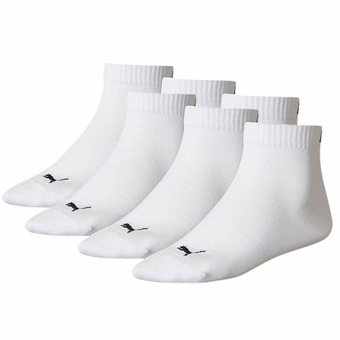 Calcetines Deportivos Puma Quarter Plain Blanco 47-49 Calcetines Deportivos Puma Quarter Plain Blanco 47-49
