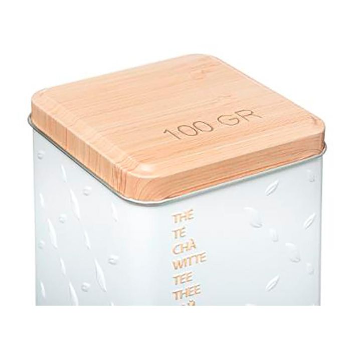 Nature Caja metalica para té 100g modelo Scandi nature - Almacenaje de té 1