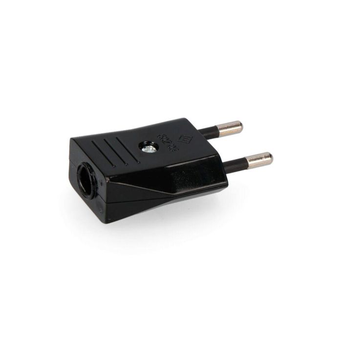 Edm Clavija bipolar 10A 250V 4mm negra con salida frontal 0 Edm Clavija bipolar 10A 250V 4mm negra con salida frontal 0