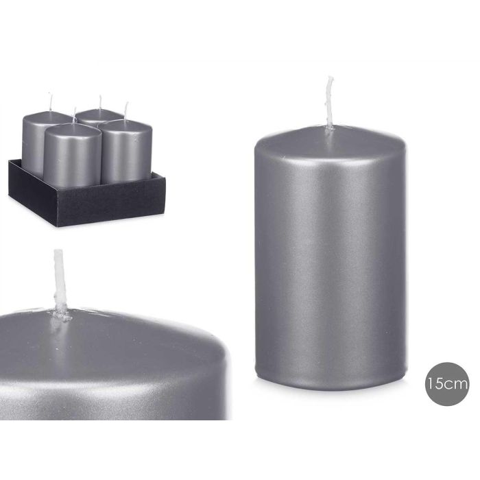 Acorde Vela Taco Plata Ancha 15 cm (12 Unidades) Acorde Vela Taco Plata Ancha 15 cm (12 Unidades)