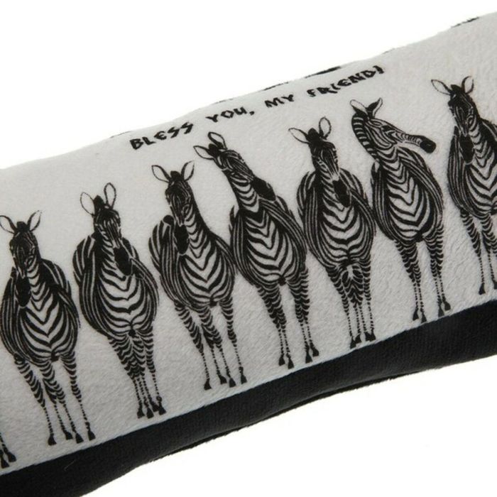 Sujetapuertas Alargado Zebras Versa 7x15 cm - Textil (2 Unidades) 1 Sujetapuertas Alargado Zebras Versa 7x15 cm - Textil (2 Unidades) 1