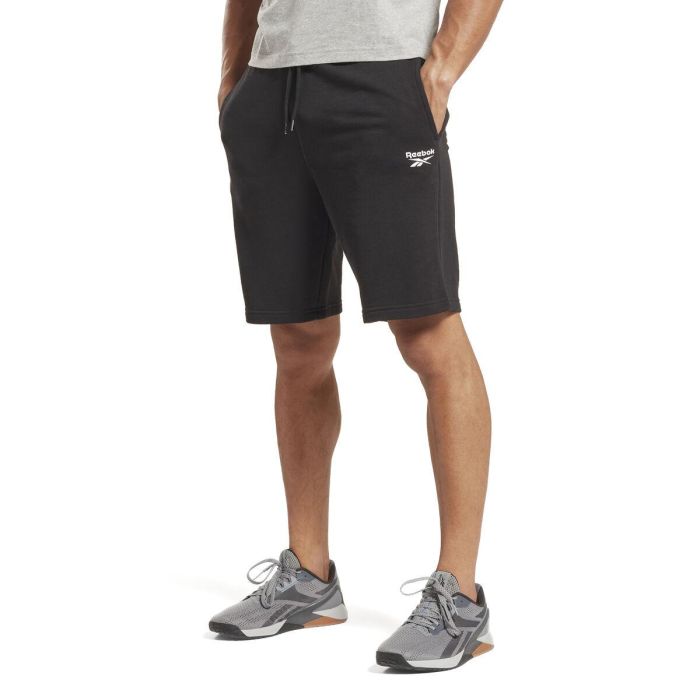 Pantalones Cortos Deportivos para Hombre RI FT LEFT Reebok HS7377 Negro