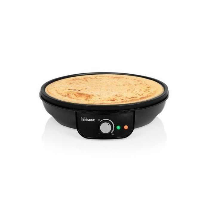 Tristar BP-2637 Crepera para Panqueques y Creps 1000W Ø30cm con Revestimiento Antiadherente y Termostato Regulable Tristar BP-2637 Crepera para Panqueques y Creps 1000W Ø30cm con Revestimiento Antiadherente y Termostato Regulable