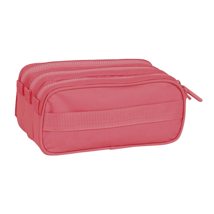 Safta Portatodo Triple Big Basic Rosa 21,5x10x8cm 2 Safta Portatodo Triple Big Basic Rosa 21,5x10x8cm 2