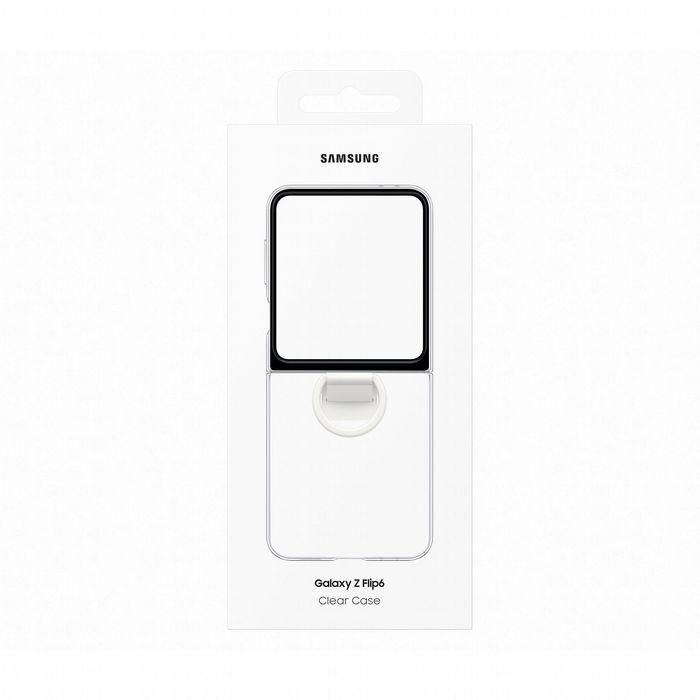 Samsung EF-QF741CTEGWW Funda con Anilla Transparente para Galaxy Z Flip6 5