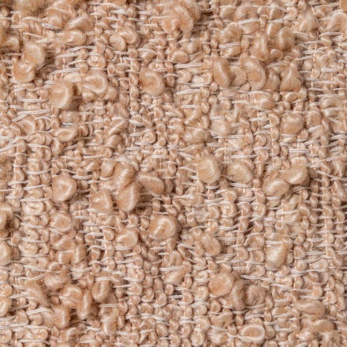 Cojín Marrón Viscosa-Algodón 50 X 50 cm