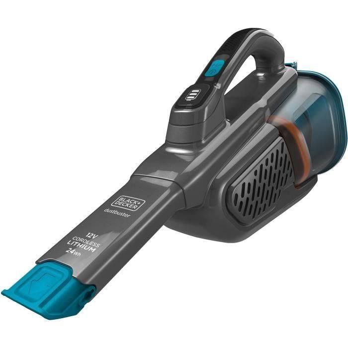 BLACK + DECKER BHHV320B-QW - Aspirador de mano - Dustbuster Lithium 12V - 2 velocidades - Autonomía 25min - Azul BLACK + DECKER BHHV320B-QW - Aspirador de mano - Dustbuster Lithium 12V - 2 velocidades - Autonomía 25min - Azul