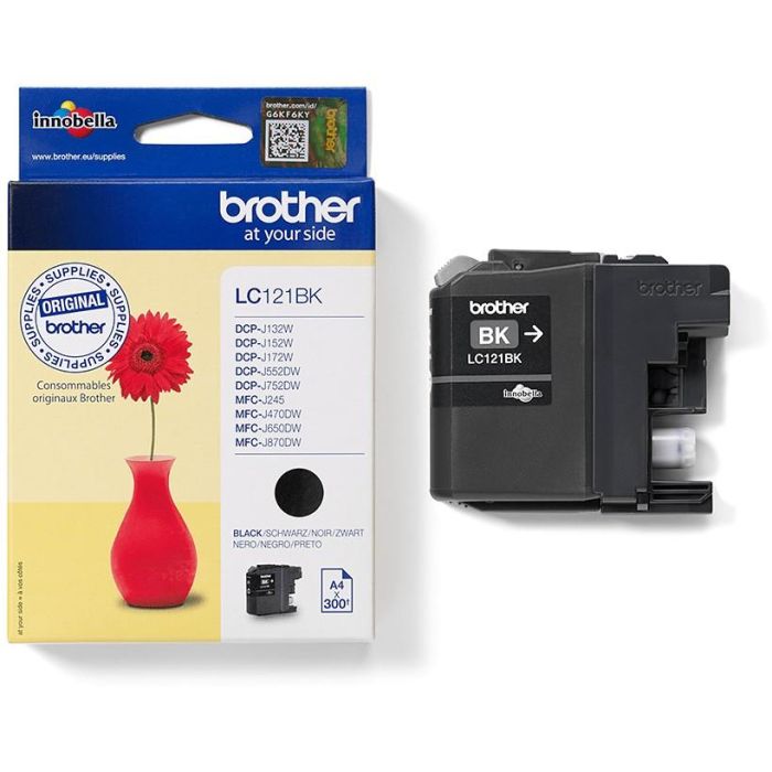 Brother Tinta Negra para DCP-J552DW, MFC-J470DW - 300 Páginas 3 Brother Tinta Negra para DCP-J552DW, MFC-J470DW - 300 Páginas 3
