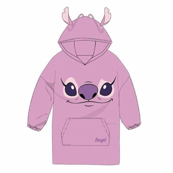 Disney Bata Sudadera Oversize Infantil Angel Stitch Talla Única