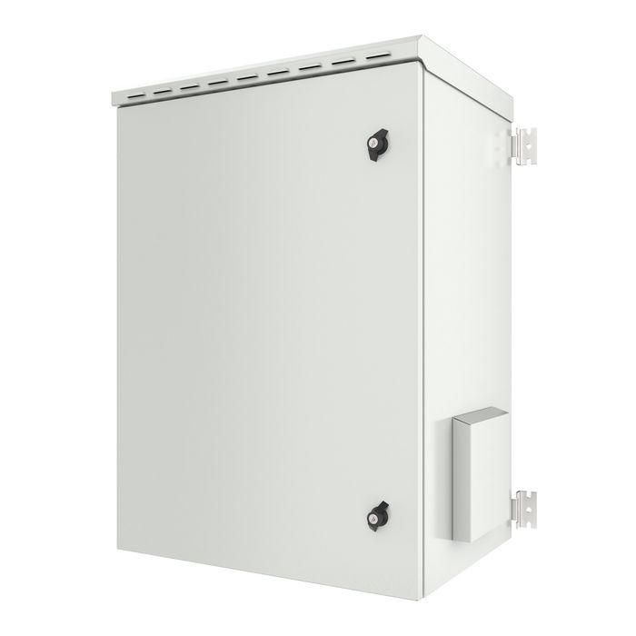 Lanview Rack Cabinet 19" 16U 60x45 para Montaje en Pared con Puerta de Cristal Templado