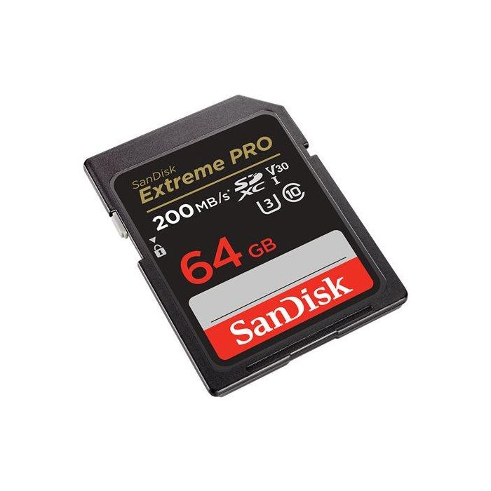 SanDisk Tarjeta de Memoria SDXC Extreme Pro 64GB UHS-I U3 V30 - 200MB/s Lectura, 90MB/s Escritura para Video 4K 2 SanDisk Tarjeta de Memoria SDXC Extreme Pro 64GB UHS-I U3 V30 - 200MB/s Lectura, 90MB/s Escritura para Video 4K 2