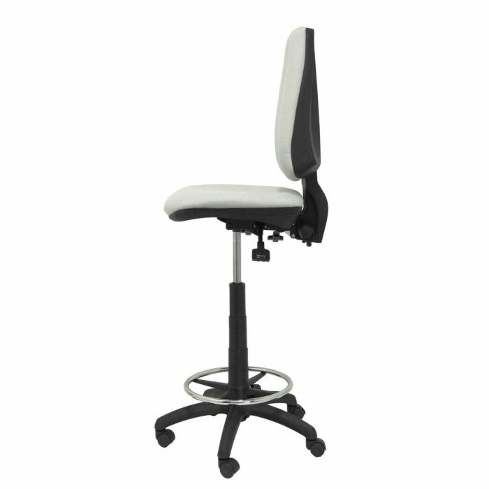 Piqueras y Crespo Taburete Elche S S-Brazos Aro Reposapiés Tejido Bali Gris Claro - Ergonomico, Regulable en Altura 4 Piqueras y Crespo Taburete Elche S S-Brazos Aro Reposapiés Tejido Bali Gris Claro - Ergonomico, Regulable en Altura 4