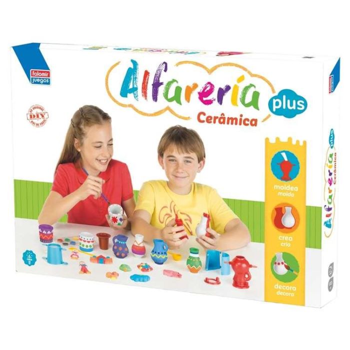 Juego alfareria plus crea y decora tus diseños de escayola Juego alfareria plus crea y decora tus diseños de escayola