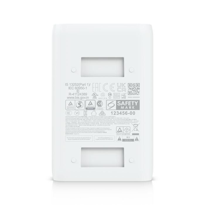 Ubiquiti PoE+ Adapter (30W), 48V DC 0.65A, 100-240V AC, 50/60Hz, 93 x 62 x 35 mm (3.7 x 2.4 x 1.4") 1 Ubiquiti PoE+ Adapter (30W), 48V DC 0.65A, 100-240V AC, 50/60Hz, 93 x 62 x 35 mm (3.7 x 2.4 x 1.4") 1