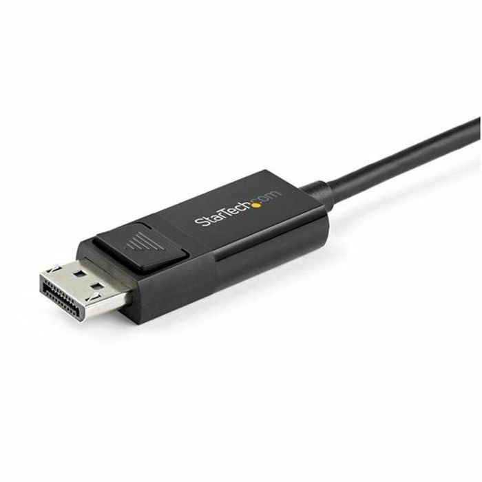Adaptador USB C a DisplayPort Startech CDP2DP1MBD Negro 1 m 1 Adaptador USB C a DisplayPort Startech CDP2DP1MBD Negro 1 m 1