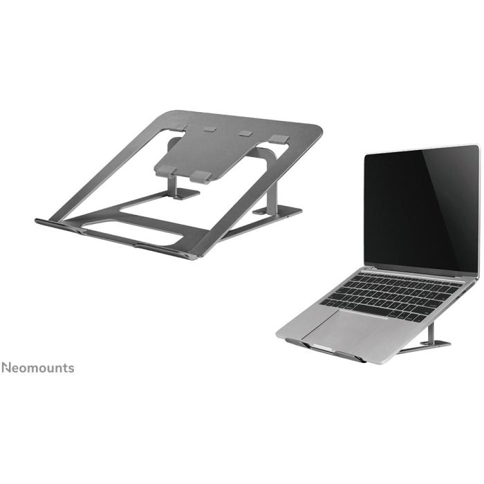 Neomounts NSLS085GREY Soporte Laptop Plegable de Aluminio Gris - 5kg 1 Neomounts NSLS085GREY Soporte Laptop Plegable de Aluminio Gris - 5kg 1
