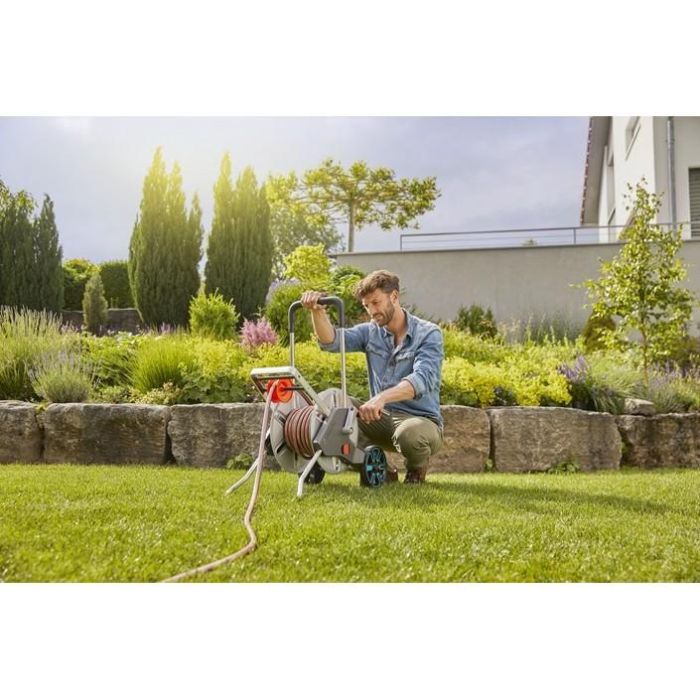 Gardena Schlauchwagen CleverRoll M Easy Metall Set 2 Gardena Schlauchwagen CleverRoll M Easy Metall Set 2