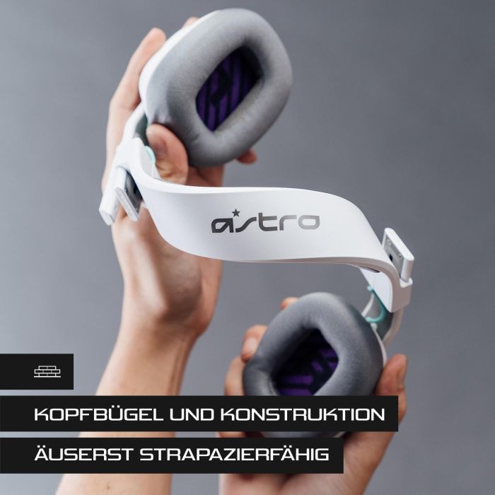 Logitech Astro Gaming A10 Gen 2 Headset full size wired 3.5 mm jack white/PS 21 Logitech Astro Gaming A10 Gen 2 Headset full size wired 3.5 mm jack white/PS 21