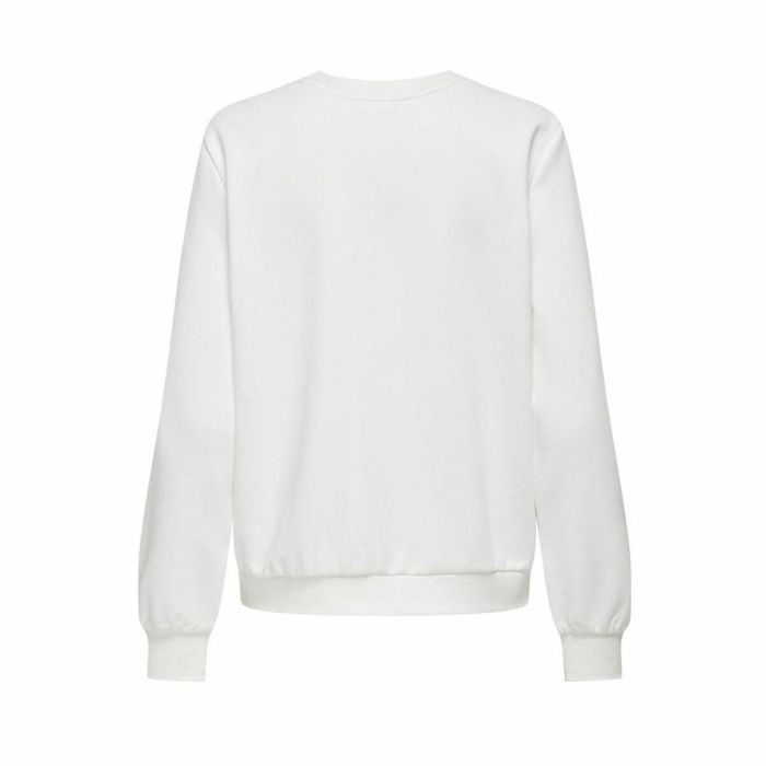 Sudadera sin Capucha Mujer Only Onlkimmie Blanco 1