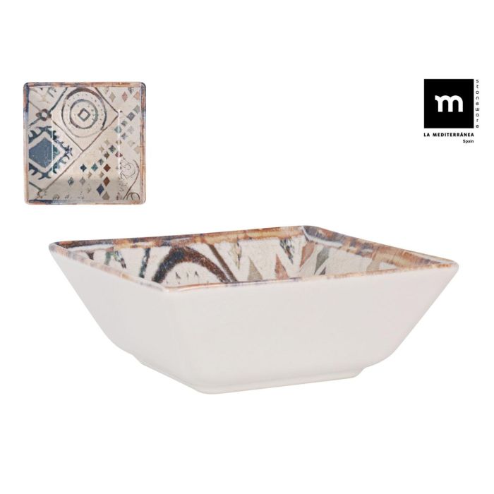 Bol "Creta" Elite Brillo 13x13 cm - Inde (28 Unidades) Bol "Creta" Elite Brillo 13x13 cm - Inde (28 Unidades)