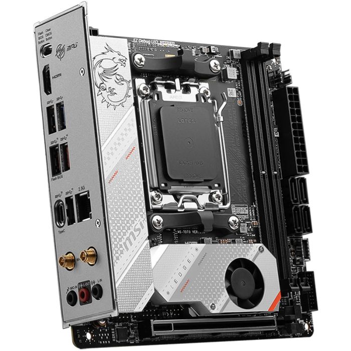 MSI Placa Base MPG B650I Edge WiFi, Socket AM5, Chipset AMD B650, DDR5, Mini-ITX 3 MSI Placa Base MPG B650I Edge WiFi, Socket AM5, Chipset AMD B650, DDR5, Mini-ITX 3