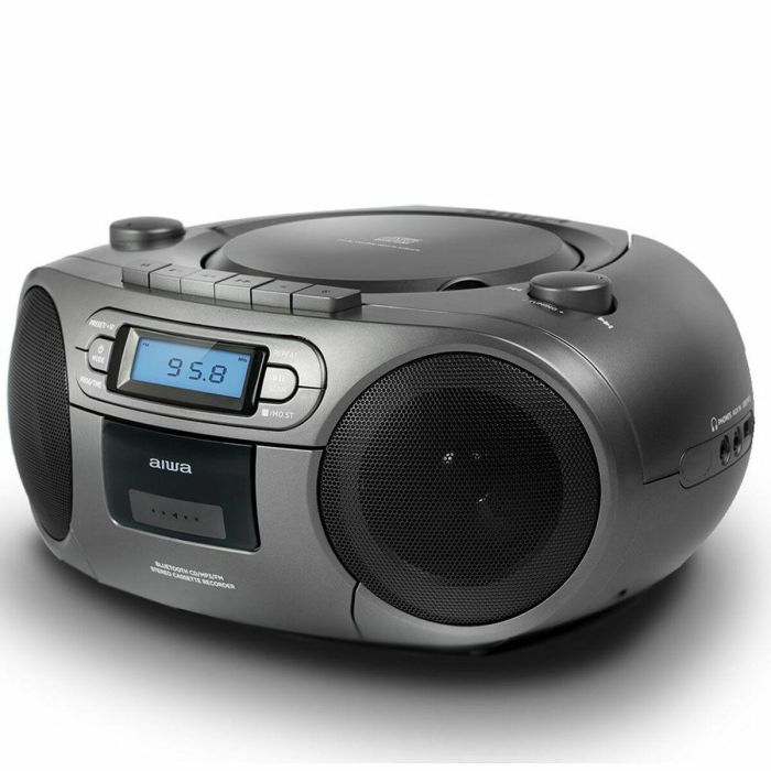 Radio Cassette Aiwa BBTC-550MG Bluetooth Gris 14 Radio Cassette Aiwa BBTC-550MG Bluetooth Gris 14