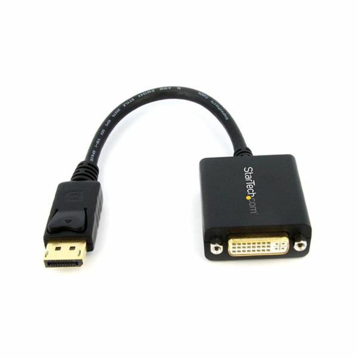 Adaptador DisplayPort a DVI Startech 3003 Negro Adaptador DisplayPort a DVI Startech 3003 Negro