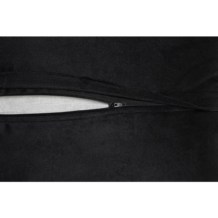 DKD Home Decor Cojín Árabe Negro Dorado Poliester 10 x 45 x 45 cm