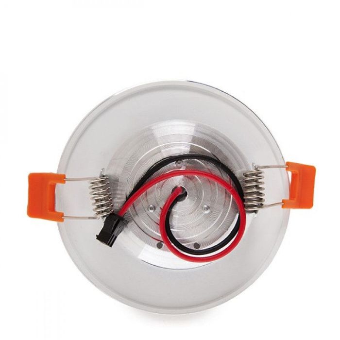 Foco Downlight LED 5W 400Lm 6000ºK Aro Plateado 40.000H [PCE-DL5W-P-CW] 4