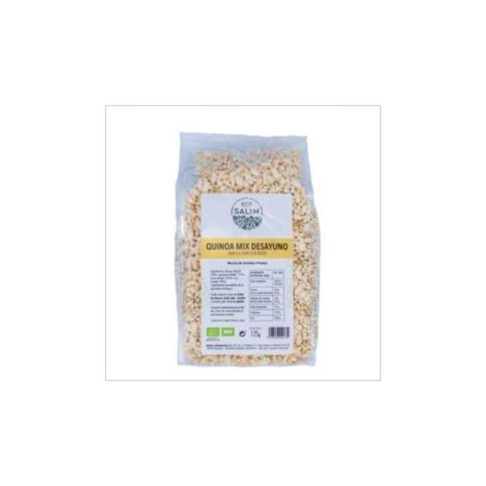 ECO SALIM Quinoa Mix Desayuno Bio con Amaranto, Arroz y Mijo Hinchado 125g