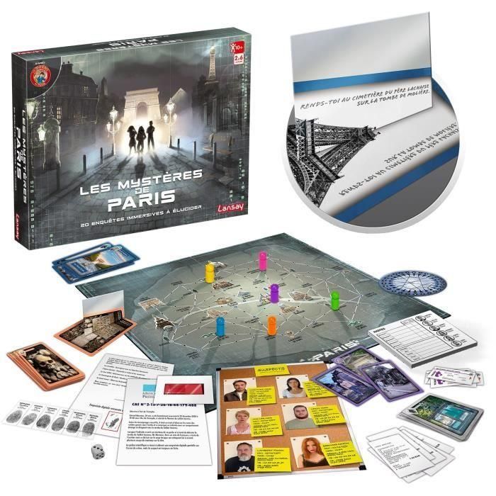 Juego de mesa - LANSAY - 75145 - Les Mysteres De Paris 10+ 2 Juego de mesa - LANSAY - 75145 - Les Mysteres De Paris 10+ 2