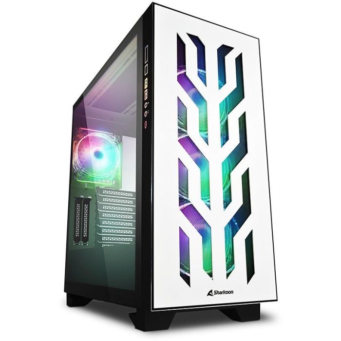 SHARKOON CA300T Elite Shark Chasis ATX/E-ATX Torre 2 Paneles Cristal Templado Blanco 0 SHARKOON CA300T Elite Shark Chasis ATX/E-ATX Torre 2 Paneles Cristal Templado Blanco 0