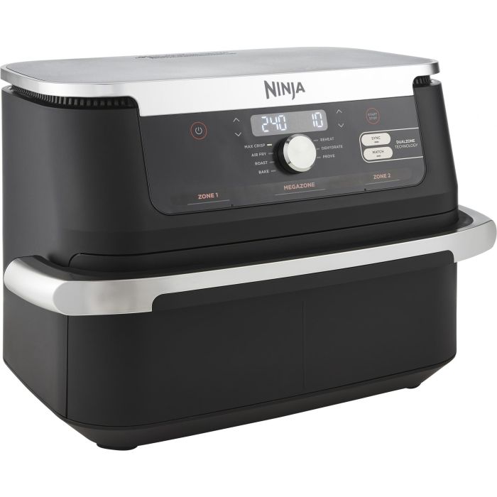 Ninja AF500EU Foodi FlexDrawer Freidora de Aire Caliente 10.4L Doble Zona 8 Personas Hornea Asa Deshidrata 2 Ninja AF500EU Foodi FlexDrawer Freidora de Aire Caliente 10.4L Doble Zona 8 Personas Hornea Asa Deshidrata 2