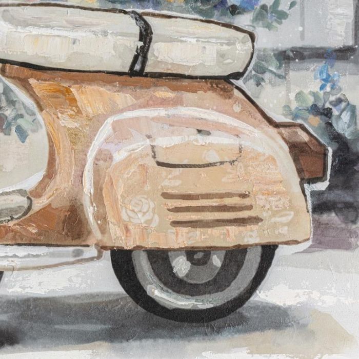 DKD Home Decor Cuadro Tradicional Multicolor Lienzo Pino 90 x 90 x 3.5 cm (2 Unidades) 2