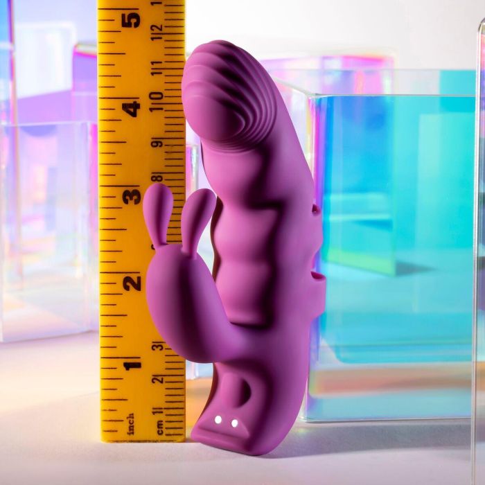 Vibrador Doble Estimulación Evolved Playboy Morado 4 Vibrador Doble Estimulación Evolved Playboy Morado 4