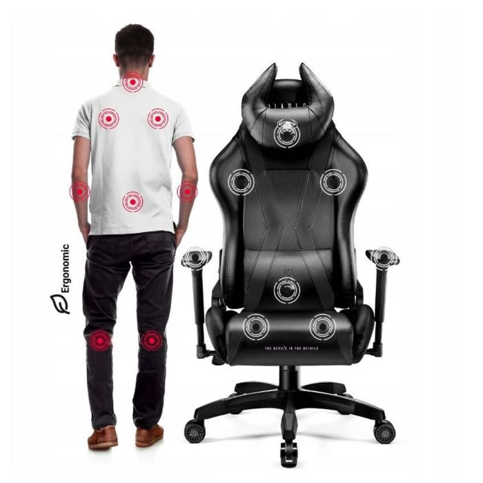 Silla Gaming Diablo Chairs Diablo X-HORN 2.0 Negro 6 Silla Gaming Diablo Chairs Diablo X-HORN 2.0 Negro 6