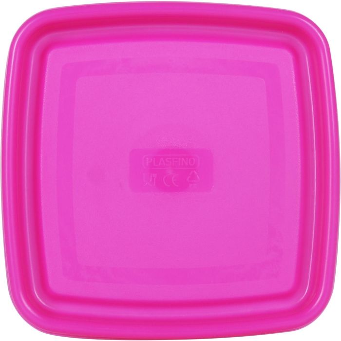 Fiambrera Cuadrada 0.75L Colores - Inde (12 Unidades) 2