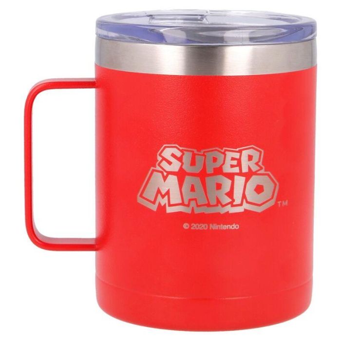 Taza termo acero inoxidable Super Mario Bros Nintendo 380ml 1