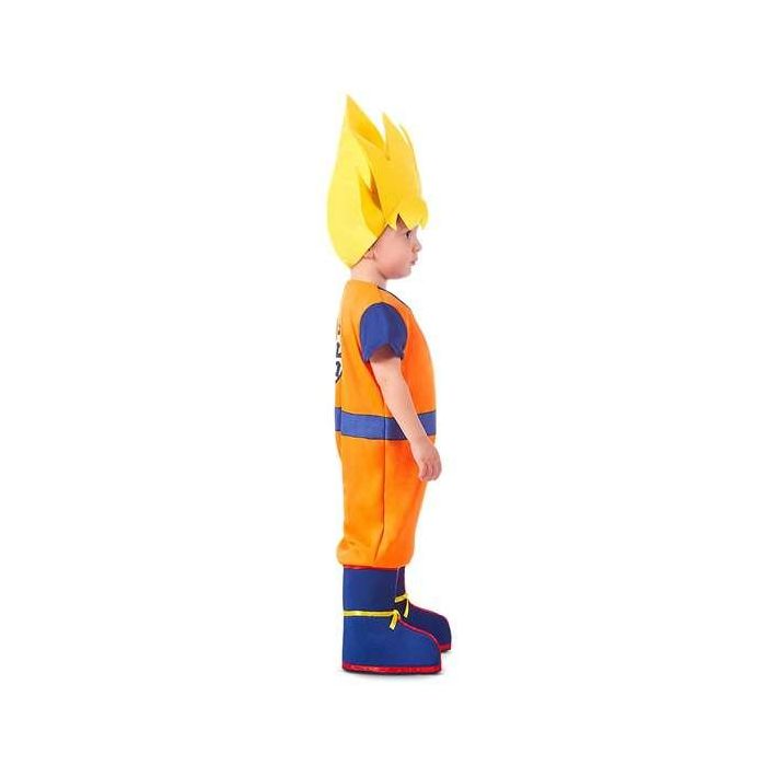 My Other Me Disfraz Goku Baby con Body, Peluca Textil y Cubre Botas, Talla 7-12 Meses, Multicolor 3 My Other Me Disfraz Goku Baby con Body, Peluca Textil y Cubre Botas, Talla 7-12 Meses, Multicolor 3