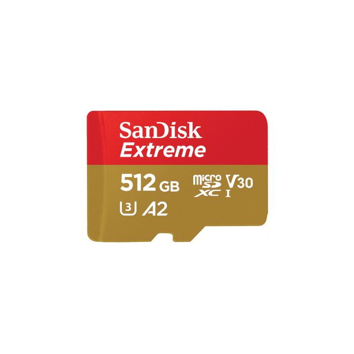 SanDisk Extreme 512 GB MicroSDHC UHS-I Clase 10