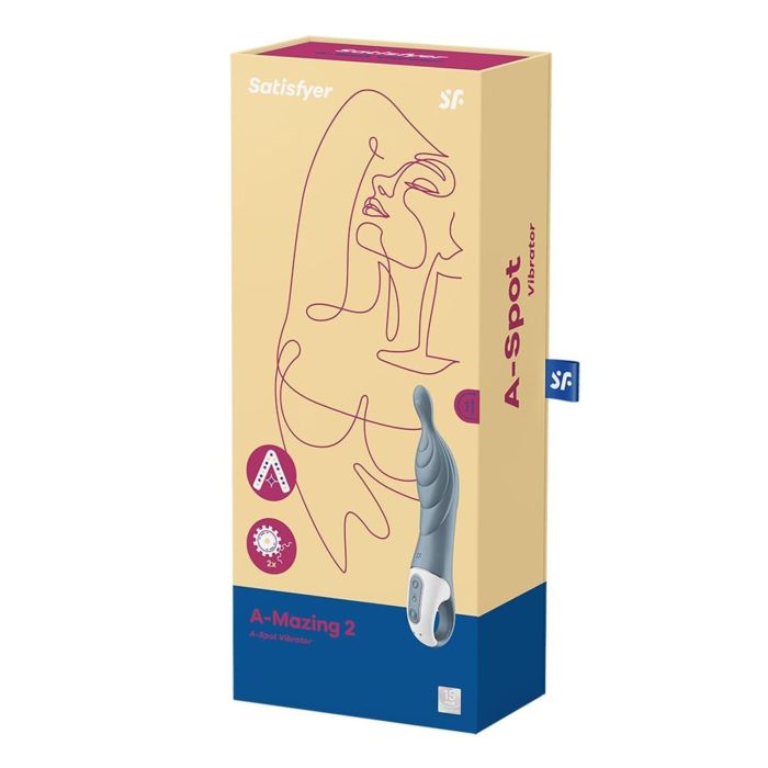Satisfyer Vibrador A mazing2 Gris para Mujer Satisfyer Vibrador A mazing2 Gris para Mujer