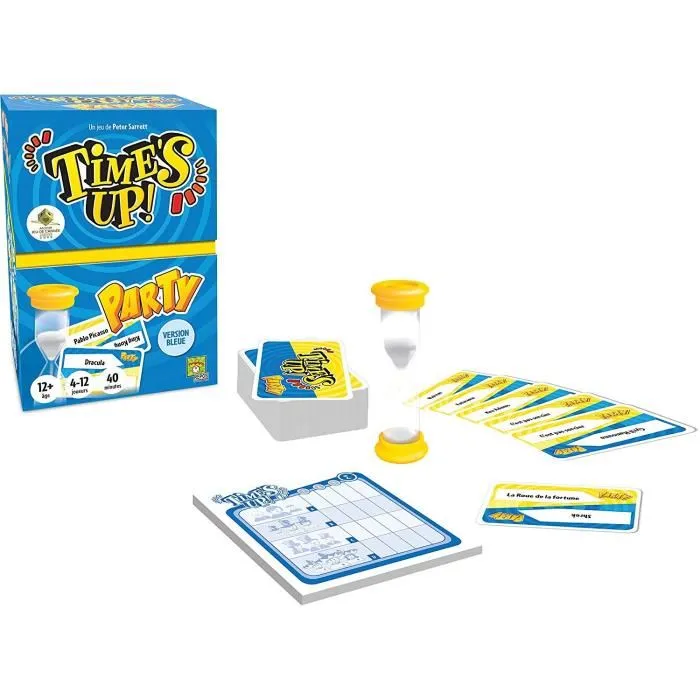 Asmodee Juego de Mesa Time's Up Party 2 Blue Pack Idioma Francés para Mayores de 12 Años 1