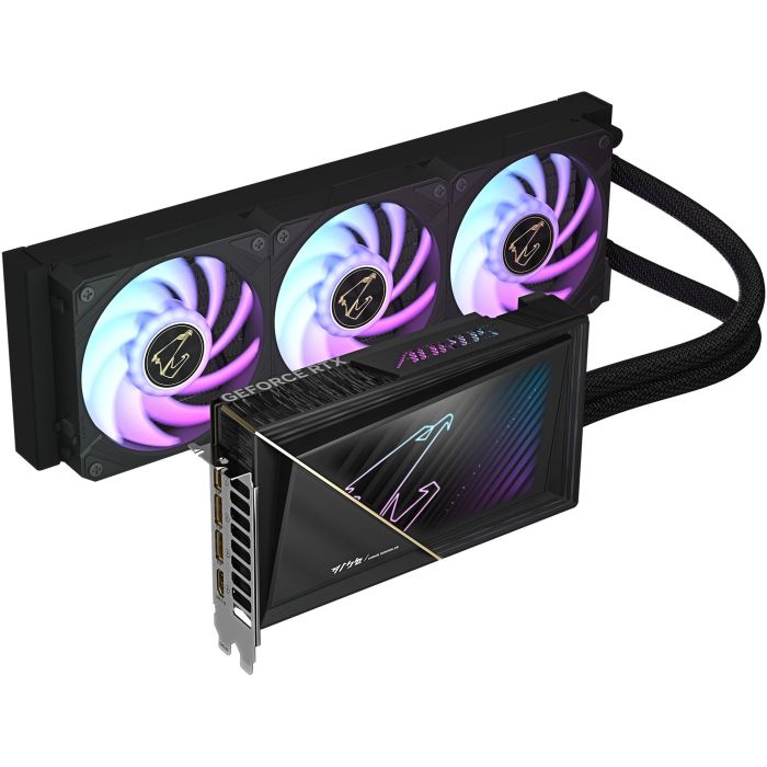 GIGABYTE AORUS GeForce RTX 5080 XTREME WATERFORCE 16G GV-N5080AORUSX W-16GD - Tarjeta Gráfica 16GB GDDR7 Refrigeración Líquida 1