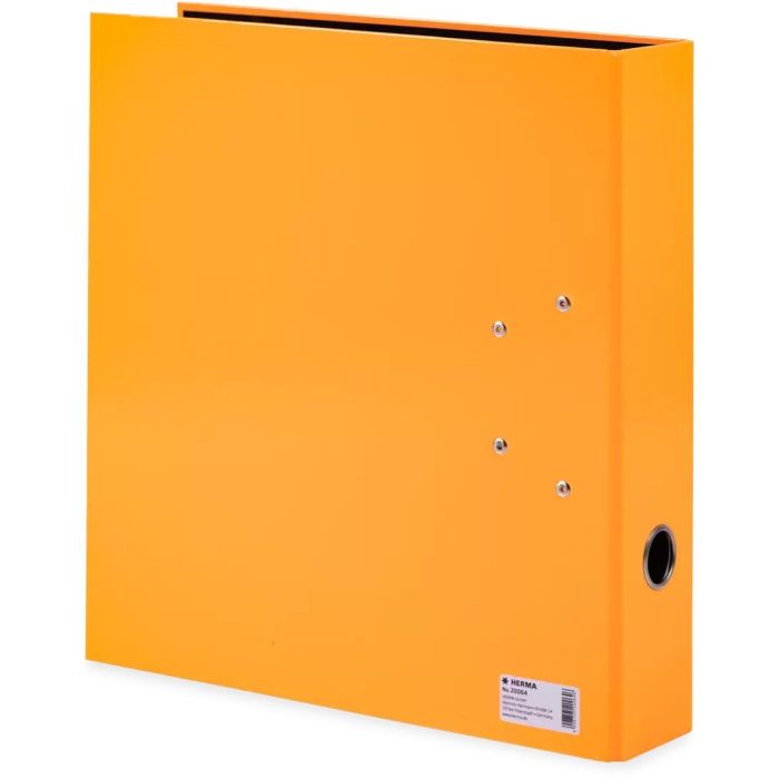 HERMA Ordner A4 Karton Neon Orange 1 HERMA Ordner A4 Karton Neon Orange 1