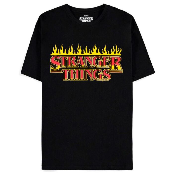 Camiseta Fire Logo Stranger Things 0 Camiseta Fire Logo Stranger Things 0
