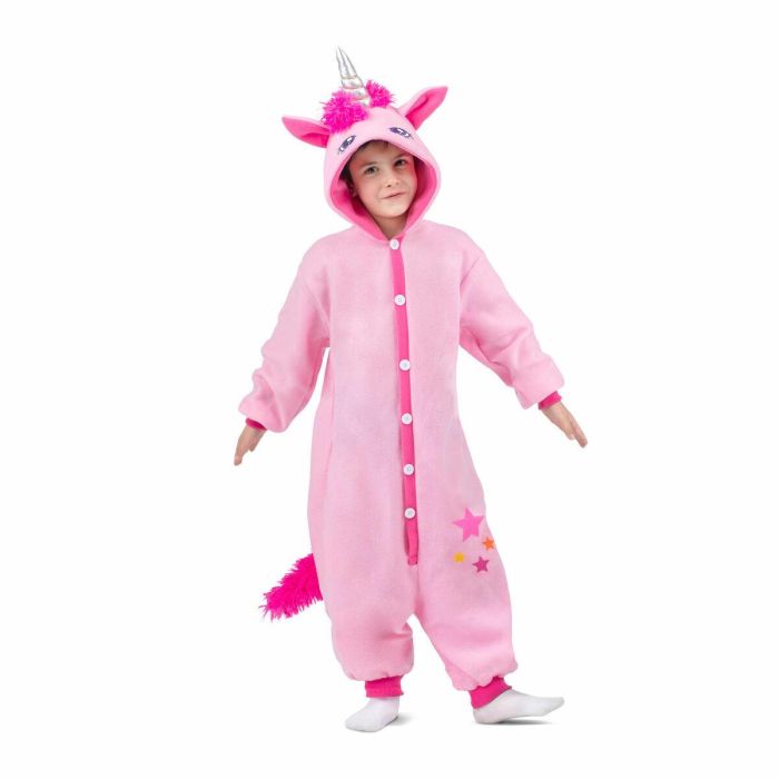 Disfraz unicornio rosa talla unica child (kigurumi con capucha y cola) 4 Disfraz unicornio rosa talla unica child (kigurumi con capucha y cola) 4