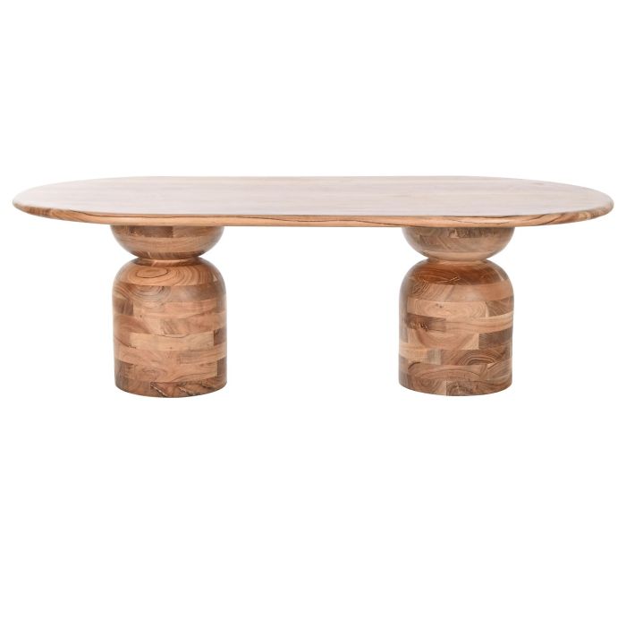 Mesa de Centro DKD Home Decor Acacia 135 x 75 x 45 cm 4