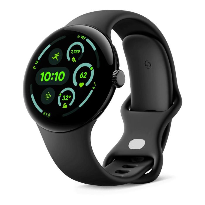 Google Pixel Watch 3 (45mm) WiFi Obsidian Reloj Inteligente Unisex Aluminio Pantalla AMOLED 32 GB GPS Wear OS 1