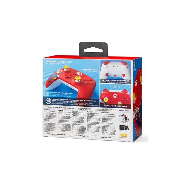 Power A NSGP0012-01 Mando Inalámbrico para Nintendo Switch con Diseño de Mario 9 Power A NSGP0012-01 Mando Inalámbrico para Nintendo Switch con Diseño de Mario 9