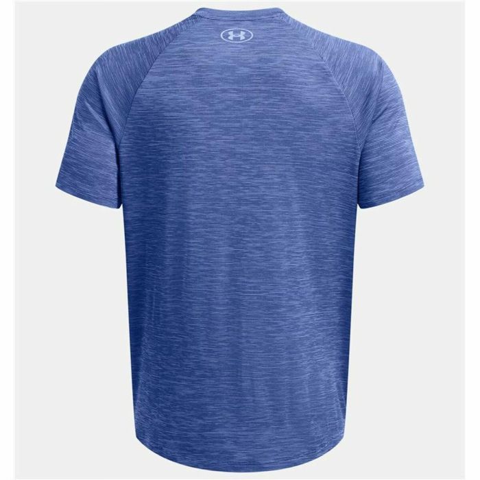 Camiseta de Manga Corta Hombre Under Armour Tech Textured Ss Azul oscuro XL 3